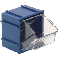 Blue Tip Out Bin for Efficient Material Handling