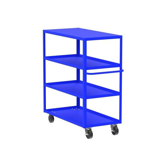 Heavy-Duty 4-Shelf Utility Cart with 3600 lb Load Capacity - Image 1