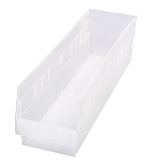 Clear Shelf Bin - 23-5/8 x 6-5/8 x 6 Inches - Image 1