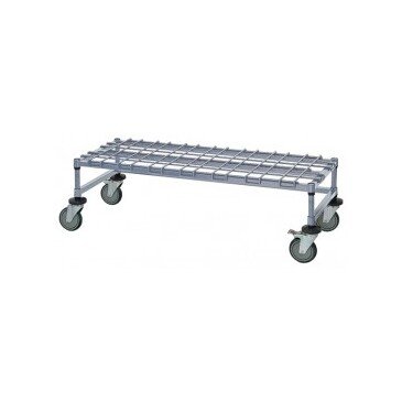 Quantum Storage Mobile Dunnage Rack 18in Gray Epoxy - Image 1