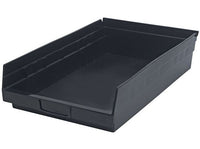 Heavy-Duty Black Shelf Bin 17-7/8" x 11-1/8" x 4"