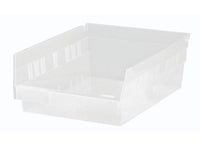 Clear Polypropylene Shelf Bin 11-5/8 x 8-3/8 x 4 Inches