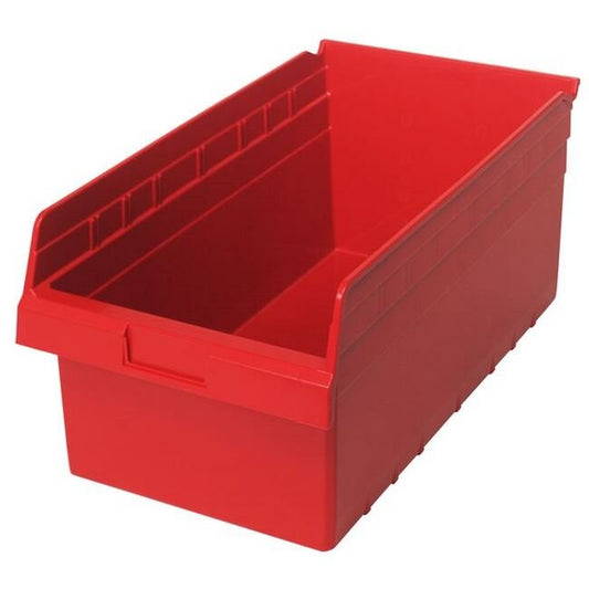 Red Shelf Bin - 17-7/8" x 11-1/8" x 8" - Image 1