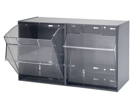 Gray Tip Out Bin - Material Handling Storage Solution - Image 1