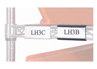 Clear Label Holder 3-Inch for Wire Shelving Systems