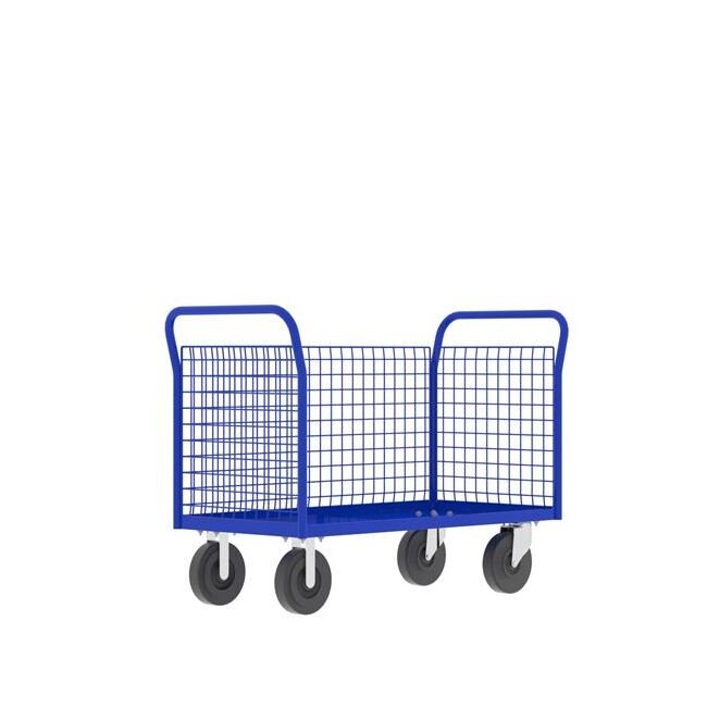 Heavy-Duty 3-Sided Cage Carts - 1600 lb Capacity - Image 1