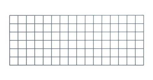 18x48 Grid Panel Gray Epoxy - Steel Wire Shelving Accessory - Image 1