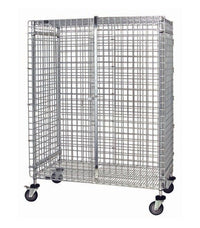 Heavy Duty Chrome Wire Security Cart