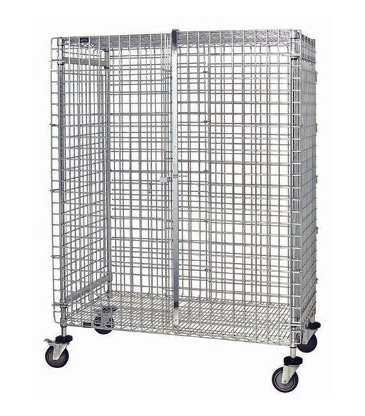 Heavy Duty Chrome Wire Security Cart - Image 1