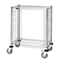 39-Inch Wire Tray Cart for Material Handling