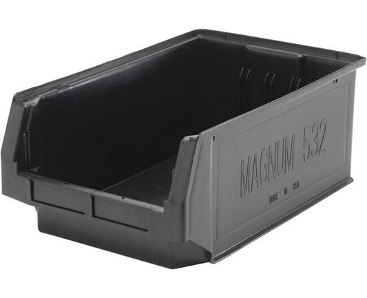 Magnum Black Material Handling Bin - 19.75in x 12.375in x 7.875in - Image 1