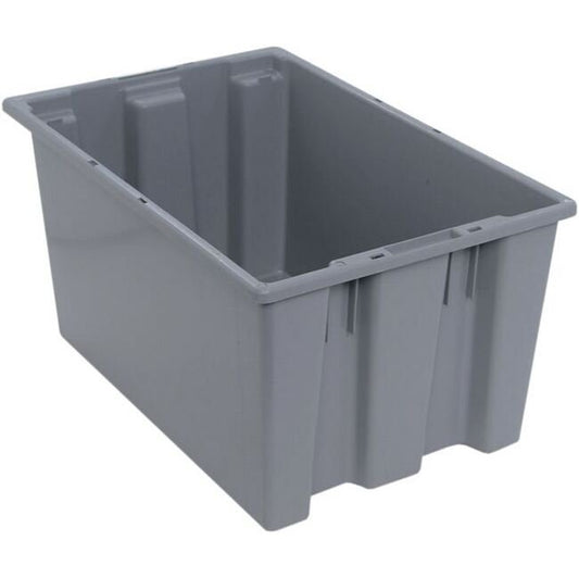 Gray Stack & Nest Tote - 23-1/2 x 15-1/2 x 12 Inches - Image 1