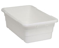 Durable Cross Stack Tub White, 25-1/8 x 16 x 8-1/2 Inches