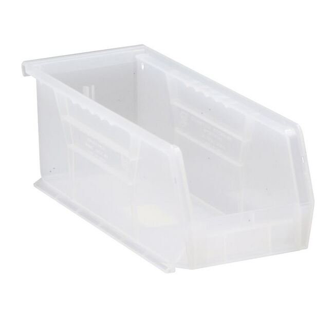 Clear Ultra Stack & Hang Bin 10-7/8" x 4-1/8" x 4" - Image 1