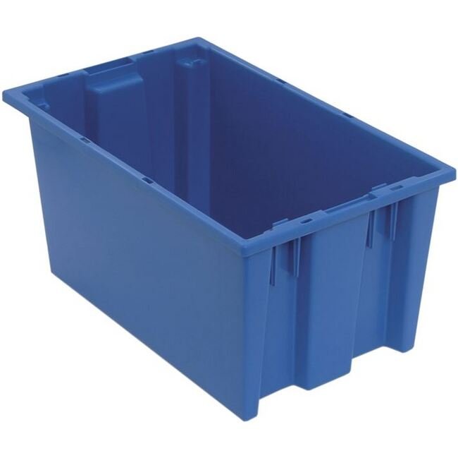 Blue Stack & Nest Tote 18" x 11" x 9" - Image 1