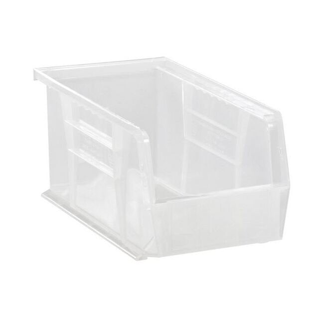 Clear Ultra Hang & Stack Bin 10-7/8" x 5-1/2" x 5" - Image 1