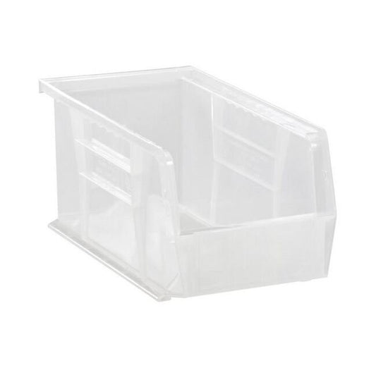 Clear Ultra Hang & Stack Bin 10-7/8" x 5-1/2" x 5" - Image 1