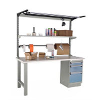 Heavy-Duty 72'' Workstation with Drawer Storage & Laminate Top