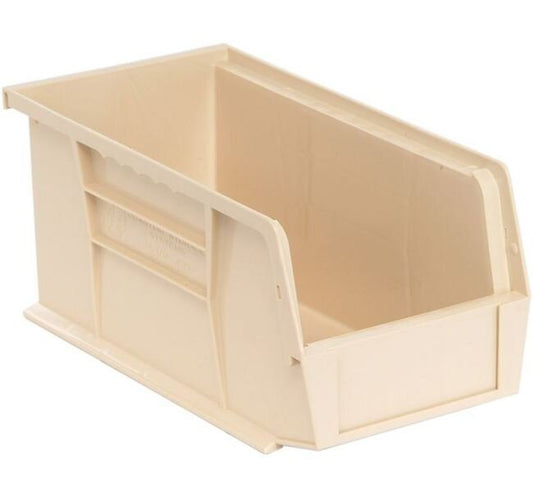 Industrial Grade Ultra Stack & Hang Bin - Ivory, 10-7/8" x 5-1/2" x 5" - Image 1