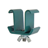 Heavy-Duty Wire Plastic Mat S-Hook Set, Green Epoxy Finish, Pack of 8