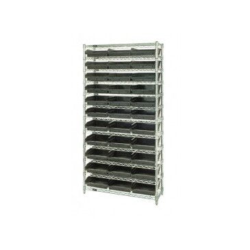 Quantum Conductive Wire Shelving Unit with 33 Bins - Image 1