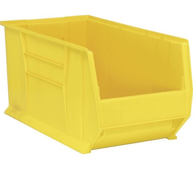 Durable Yellow Hulk Storage Container 29-7/8" X 16-1/2" X 15" - Image 1