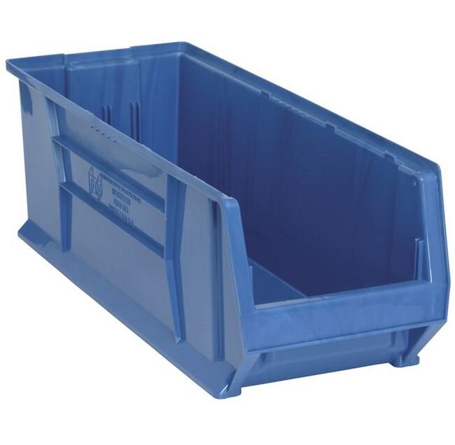 Heavy-Duty Blue Hulk Container 29-7/8" x 11" x 10" - Image 1