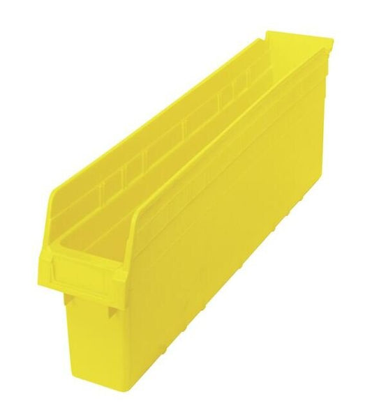 Yellow Shelf Bin 23-5/8In X 4-3/8In X 8In - Image 1