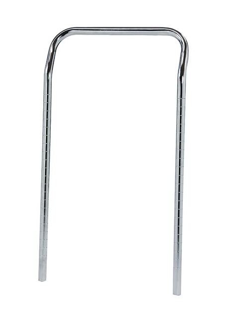 18-Inch Chrome U-Handle for Wire Shelving (1 Handle) - Image 1