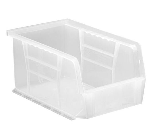 Clear Ultra Hang & Stack Bin 9-1/4" x 6" x 5" - Image 1
