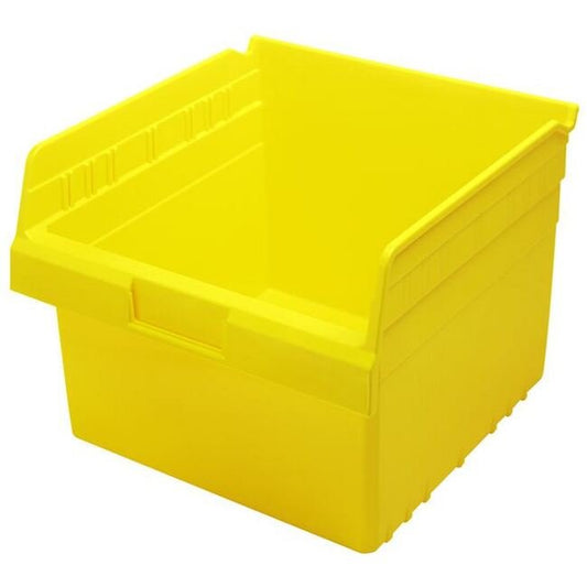 Yellow Shelf Bin 11-5/8 x 11-1/8 x 8 Inches - Image 1