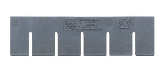 Quantum Storage Short Divider Pack of 6 - Gray - Image 1