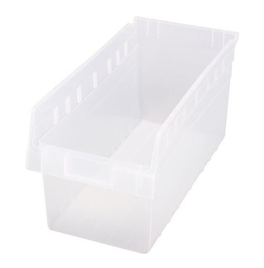 Clear Shelf Bin 17-7/8x8-3/8x8in - Image 1