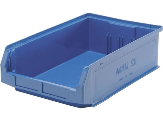 Blue Magnum Series Storage Bin 19.75 x 12.375 x 5.875 Inches - Image 1