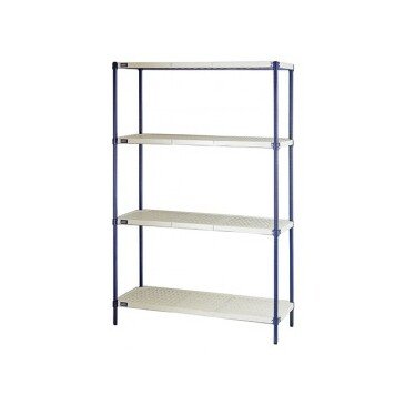 Durable 24x42x72 Wire Plastic Mat Shelving Kit - Image 1