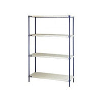 Durable 24x42x72 Wire Plastic Mat Shelving Kit