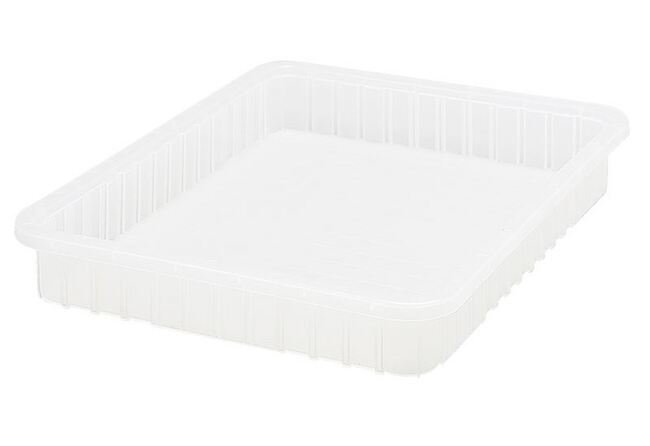 Clear Dividable Grid Container 22-1/2 x 17-1/2 x 3 Inches - Image 1