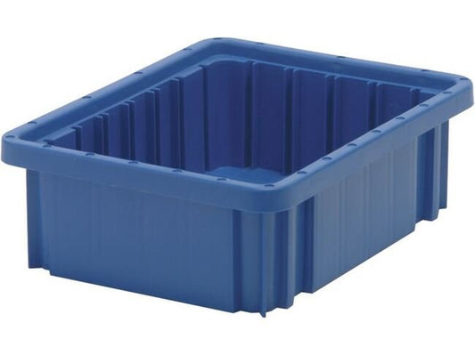Blue Dividable Grid Container - 10-7/8" x 8-1/4" x 3-1/2" - Image 1