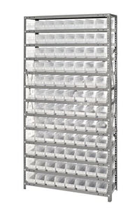 Industrial Grade Clear-View Bin Shelving System