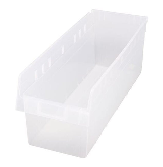 Clear Shelf Bin - 23-5/8" x 8-3/8" x 8" - Image 1