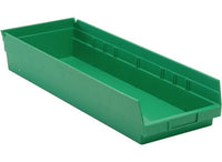 Green Shelf Bin 23-5/8In X 8-3/8In X 4In