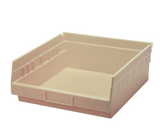 Ivory Shelf Bin - 11-5/8" X 11-1/8" X 4" - Image 1