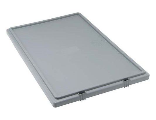 Gray Stack & Nest Tote Lid for Material Handling Bins - Image 1