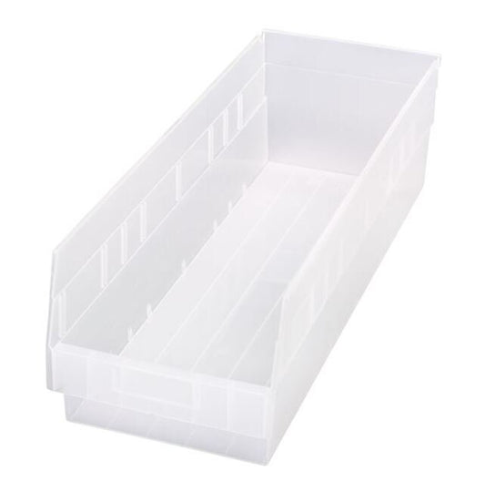 Clear Shelf Bin 23-5/8" x 8-3/8" x 6" - Image 1