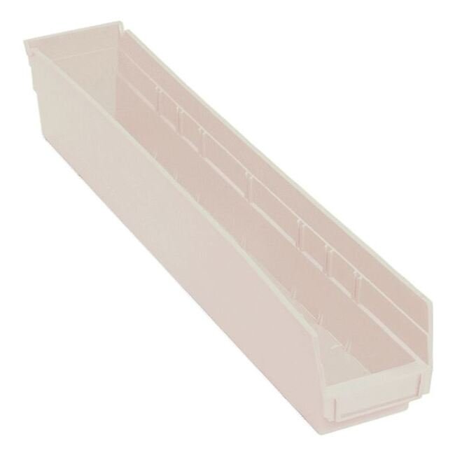 Ivory Shelf Bin 23-5/8In X 4-1/8In X 4In - Image 1