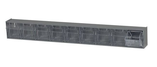 Gray Tip Out Bin for Efficient Material Handling - Image 1