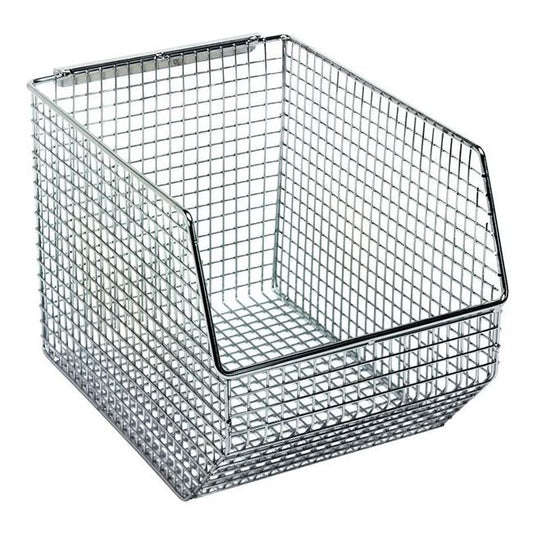 Chrome Ultra Mesh Bin for Material Handling - Superior Visibility & Capacity - Image 1