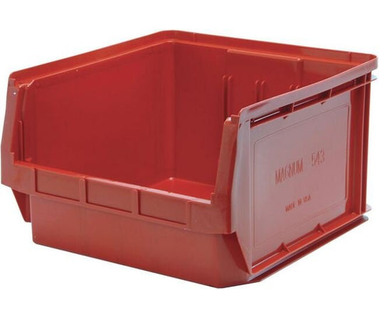 Red Magnum Series Material Handling Bin - 19-3/4" x 18-3/8" x 11-7/8" - Image 1