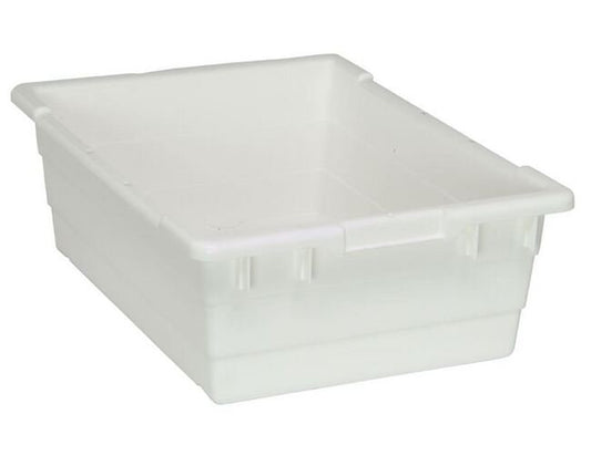 Industrial Grade Cross Stack Tub - White (23-3/4 x 17-1/4 x 8 in) - Image 1