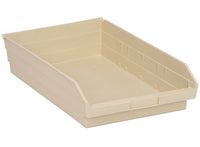 Ivory Shelf Bin - 17-7/8 x 11-1/8 x 4 Inches